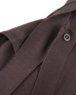 2 way Tie Knit Vest (Cocoa)