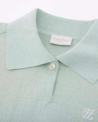 Pearl Point Short Sleeve Knit (Mint)
