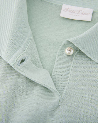 Pearl Point Short Sleeve Knit (Mint)