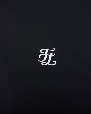 Cropped Cooling ZipUp T Shirt (Black)