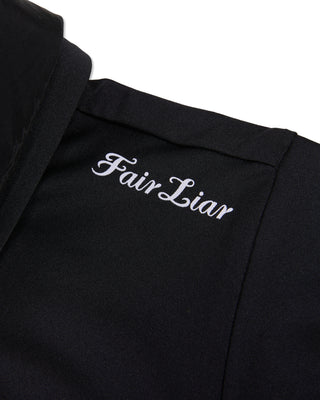 Front Shirring Sleeveless T Shirt (Black)