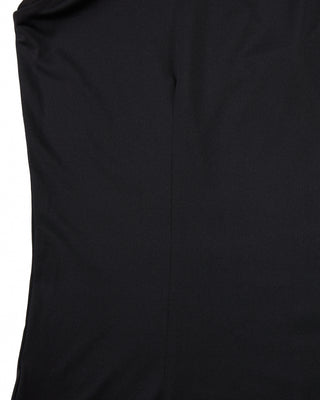 Front Shirring Sleeveless T Shirt (Black)