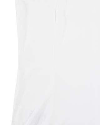 Front Shirring Sleeveless T Shirt (White)