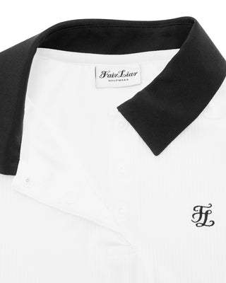 Patterned Ribbon Detachable T Shirt (White)