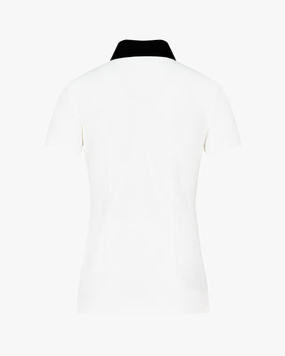Patterned Ribbon Detachable T Shirt (White)