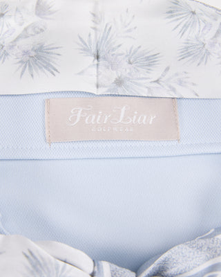 Botanical Scarf Set Sleeveless T Shirt (Blue)