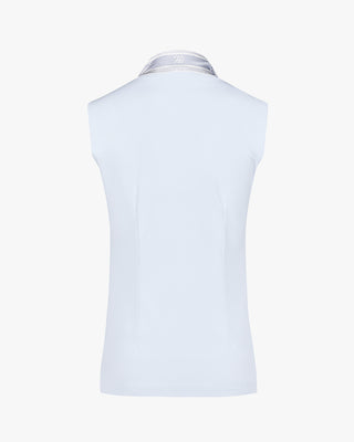 Botanical Scarf Set Sleeveless T Shirt (Blue)