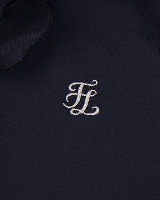 Organza Ribbon Long Sleeve Cooling T Shirt (Black)