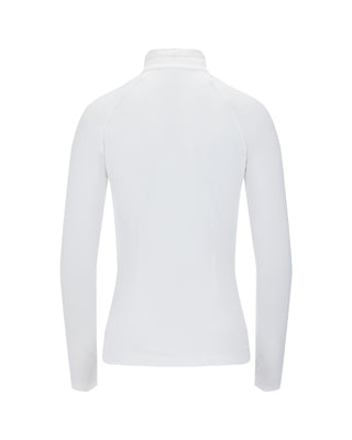 Organza Ribbon Long Sleeve Cooling T Shirt (White)
