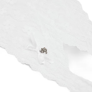 Lace Bandana (White)