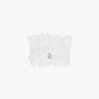 Lace Neck Scarf (White)
