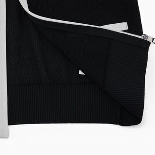 Zip-up Cool Mesh Cardigan (Black)