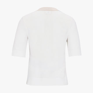 Back Punched Summer Cardigan (White)