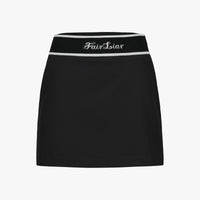 Back Logo Banding H-Skirt (Black)