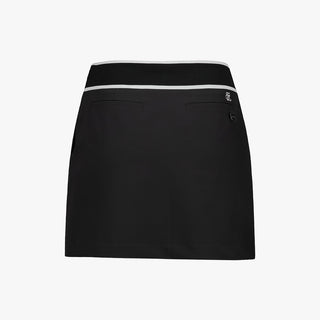 Back Logo Banding H-Skirt (Black)