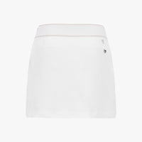 Back Logo Banding H-Skirt (White)