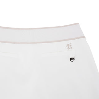 Back Logo Banding H-Skirt (White)