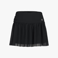 Tulle Drape Skirt (Black)