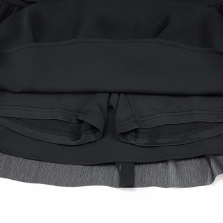 Tulle Drape Skirt (Black)
