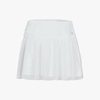 Tulle Drape Skirt (White)