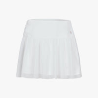 Tulle Drape Skirt (White)