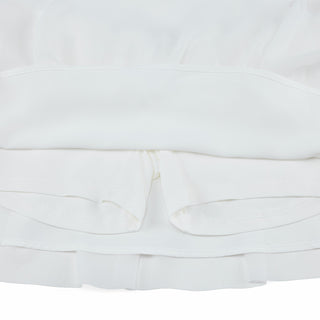 Tulle Drape Skirt (White)