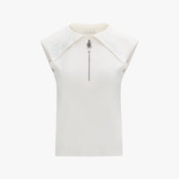 Sailor Half-zip Vest (White)