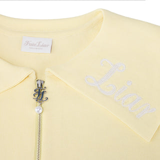 Sailor Half-zip Vest (Yellow)