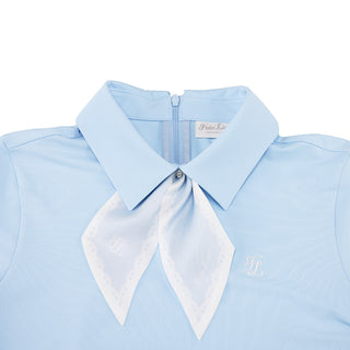 Petit Scarf set T-shirt (Blue)