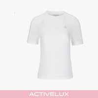 Twisted Round-neck T-Shirt (White)