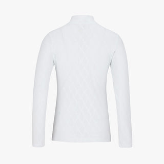 Logo Jacquard See-through T-shirt (White)
