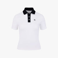 Lace Contrast T-Shirt (White)