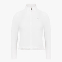 Cool-touch Zipup T-Shirt (White)