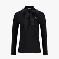 Organza Ribbon T-shirt (Black)