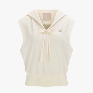 Waffle Sailor Vest (Cream)