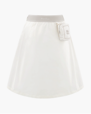 Memory Flare Skirt (Ivory)