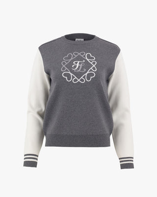 Heart Fair Liar Symbol Knit (Grey)