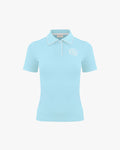 Stan Collar Logo Embroidered T-shirt - Turquoise