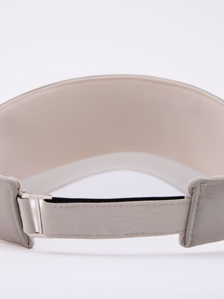 Logo Embroidered Visor (Beige)