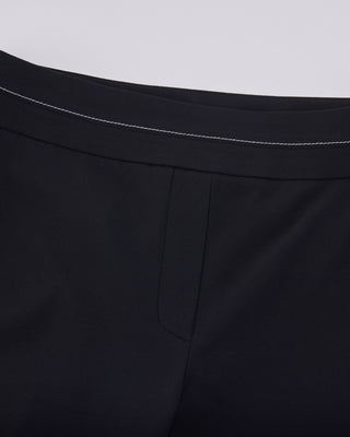 High Waist Stretch Bootcut Pants (Black)