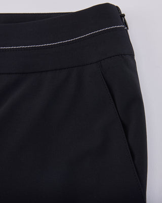 High Waist Stretch Bootcut Pants (Black)