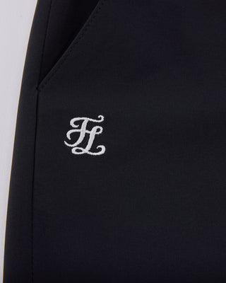 High Waist Stretch Bootcut Pants (Black)