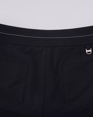 High Waist Stretch Bootcut Pants (Black)