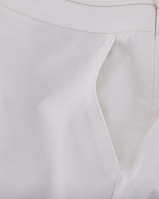 High Waist Stretch Bootcut Pants (White)