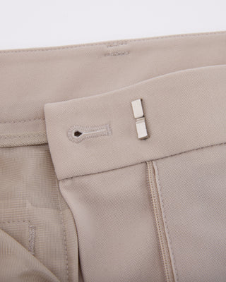 Pintuck Turn Up Pants (Beige)