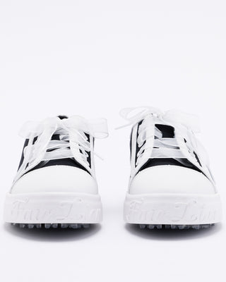 Organza Shoe Lace Logo Sneakers (Black)