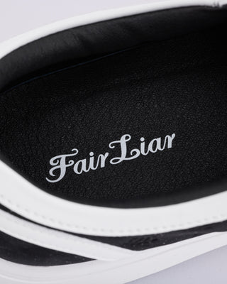 Organza Shoe Lace Logo Sneakers (Black)