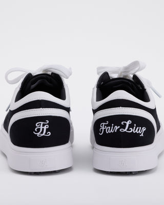 Organza Shoe Lace Logo Sneakers (Black)