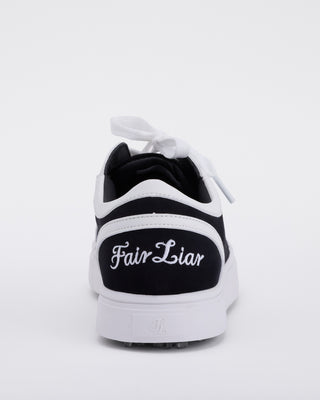 Organza Shoe Lace Logo Sneakers (Black)