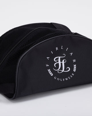 Organza Shoe Lace Logo Sneakers (Black)